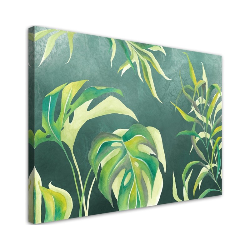 Leinwandbild - Monster's Blätter | Feeby