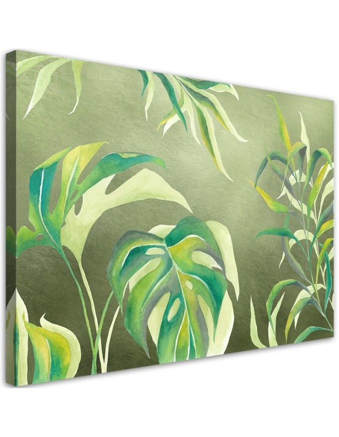 Bild auf Leinwand - Monster's Blätter | Feeby