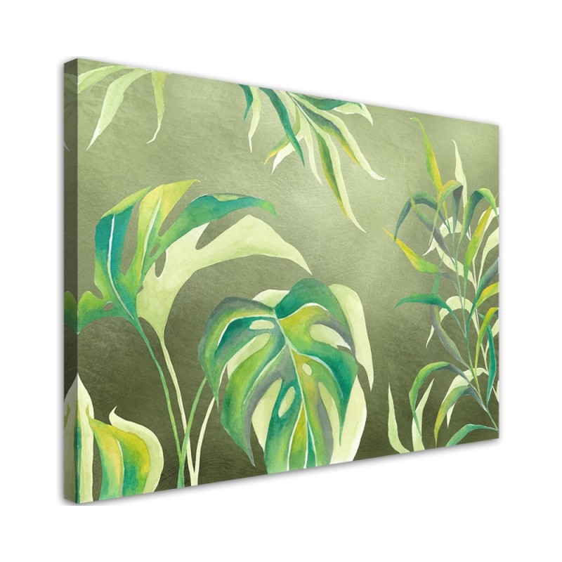 Bild auf Leinwand - Monster's Blätter | Feeby