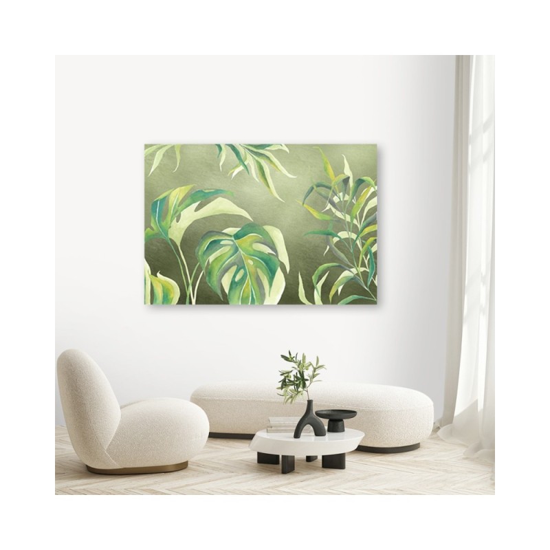 Bild auf Leinwand - Monster's Blätter | Feeby