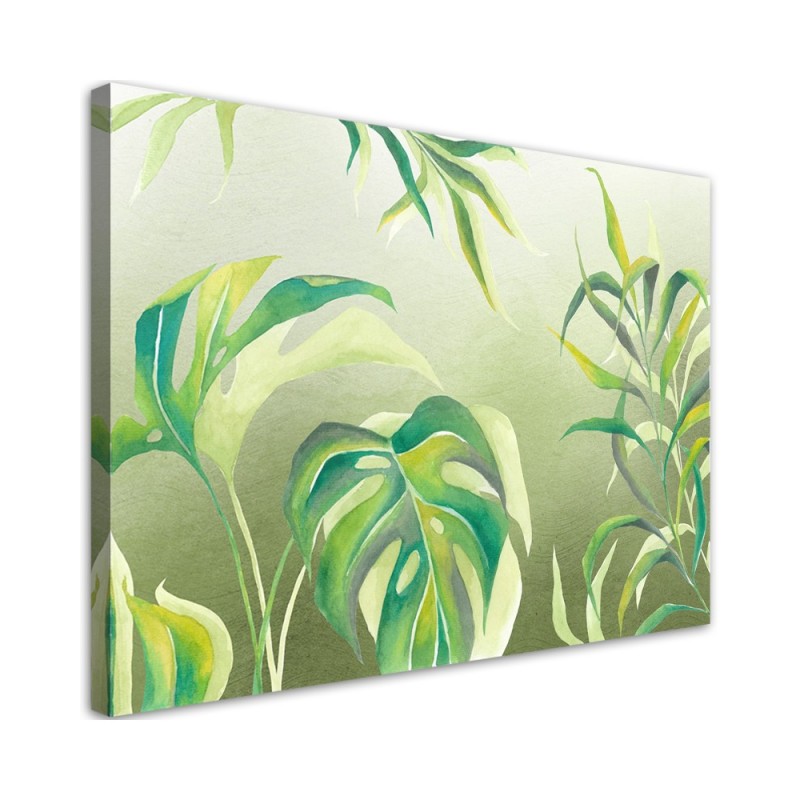 Leinwandbild - Monster's Blätter | Feeby