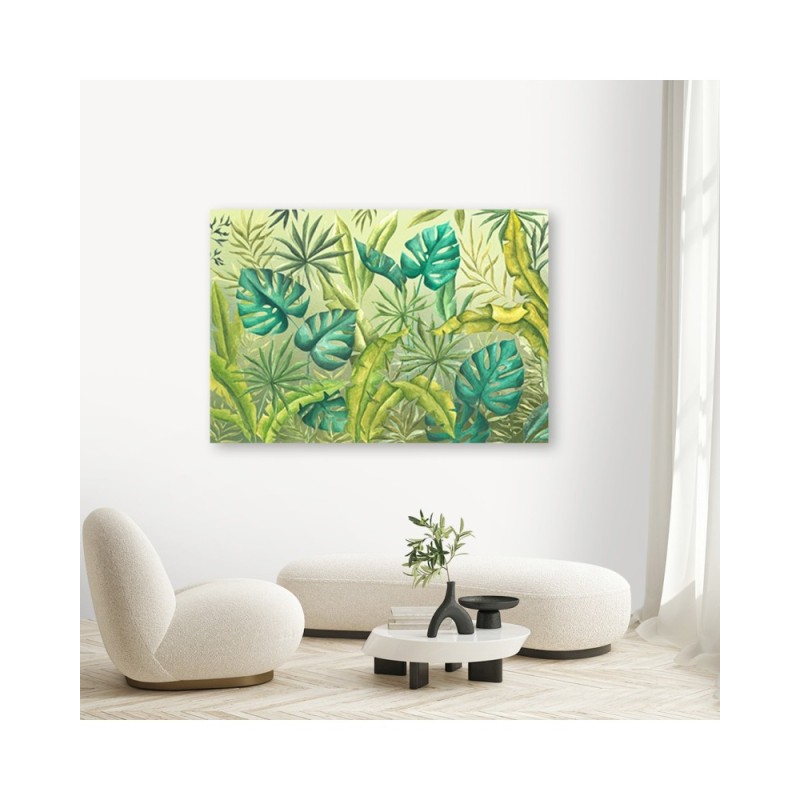 Modernes Wandbild - Monster's Blätter | Feeby