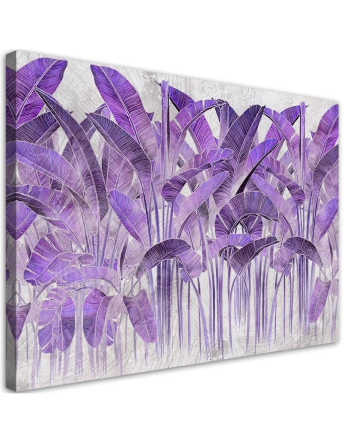 Bild auf Leinwand - Lila Bananenblätter | Feeby