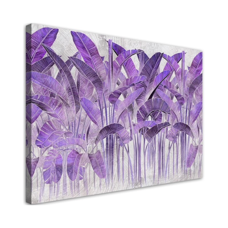 Bild auf Leinwand - Lila Bananenblätter | Feeby