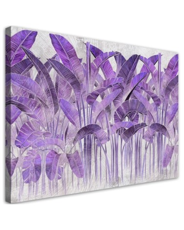 Bild auf Leinwand - Lila Bananenblätter | Feeby
