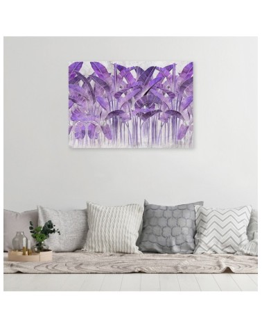 Bild auf Leinwand - Lila Bananenblätter | Feeby