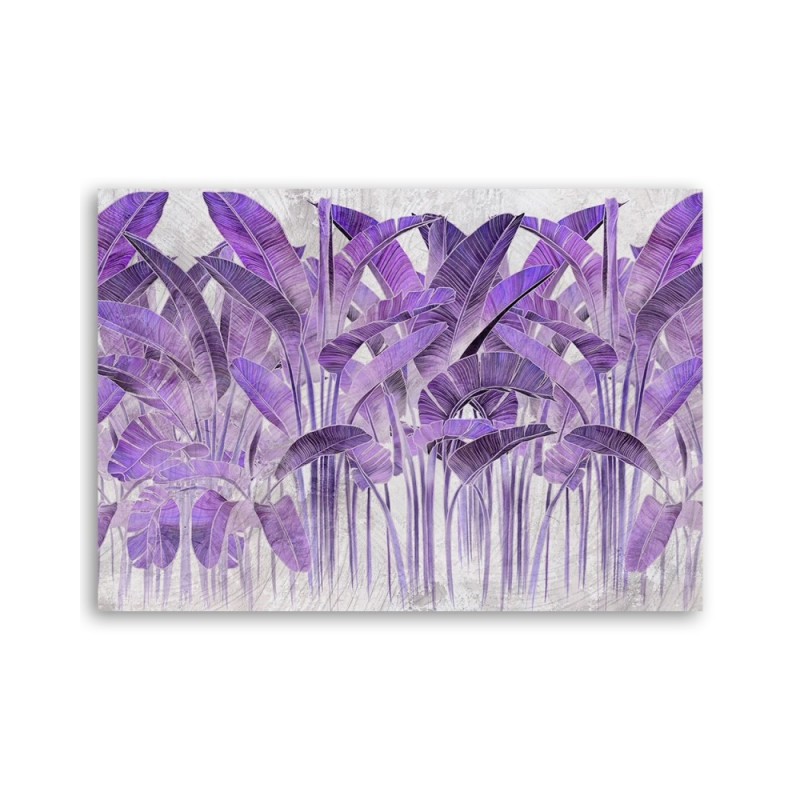 Bild auf Leinwand - Lila Bananenblätter | Feeby