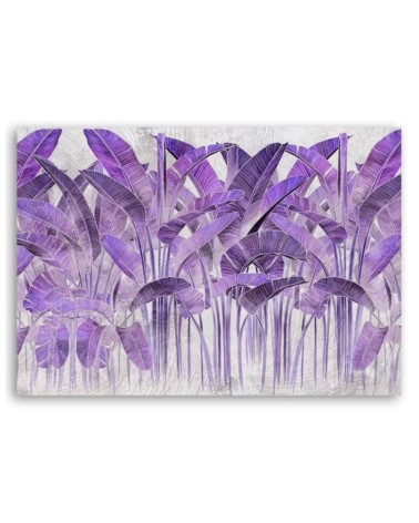 Bild auf Leinwand - Lila Bananenblätter | Feeby