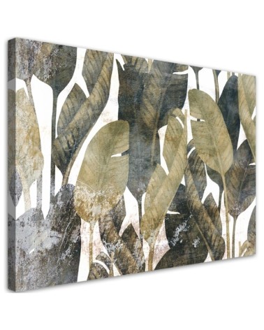 Modern canvas print - Banana leaves | FEEBY