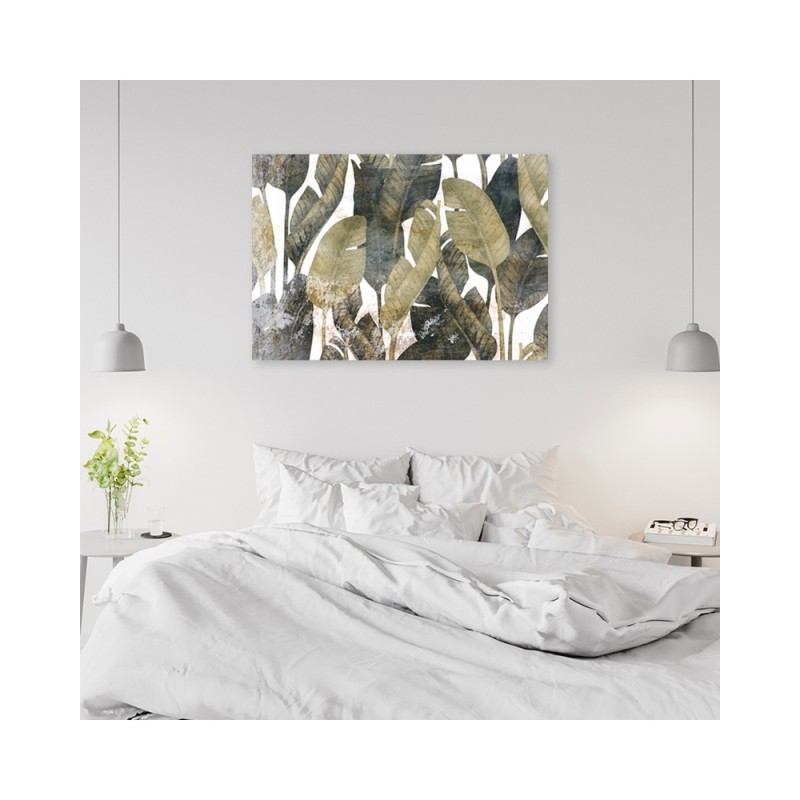 Leinwandbild - Bananenblätter | Feeby