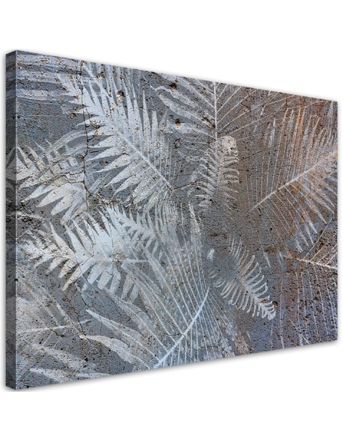 Leinwandbild modern - Farnblätter Pflanzen | Feeby