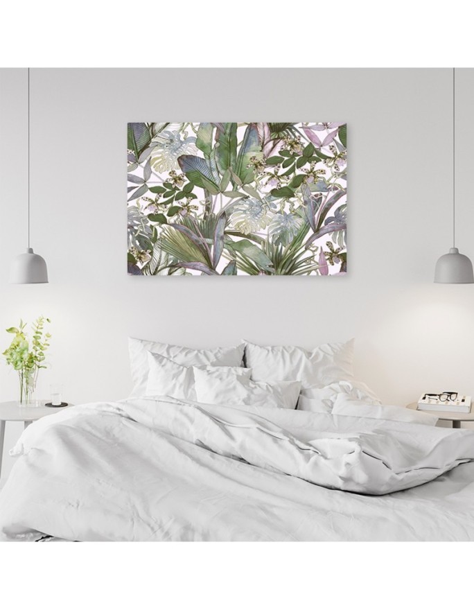Obraz na płótnie canvas - Tropikalne liście monstera | FEEBY