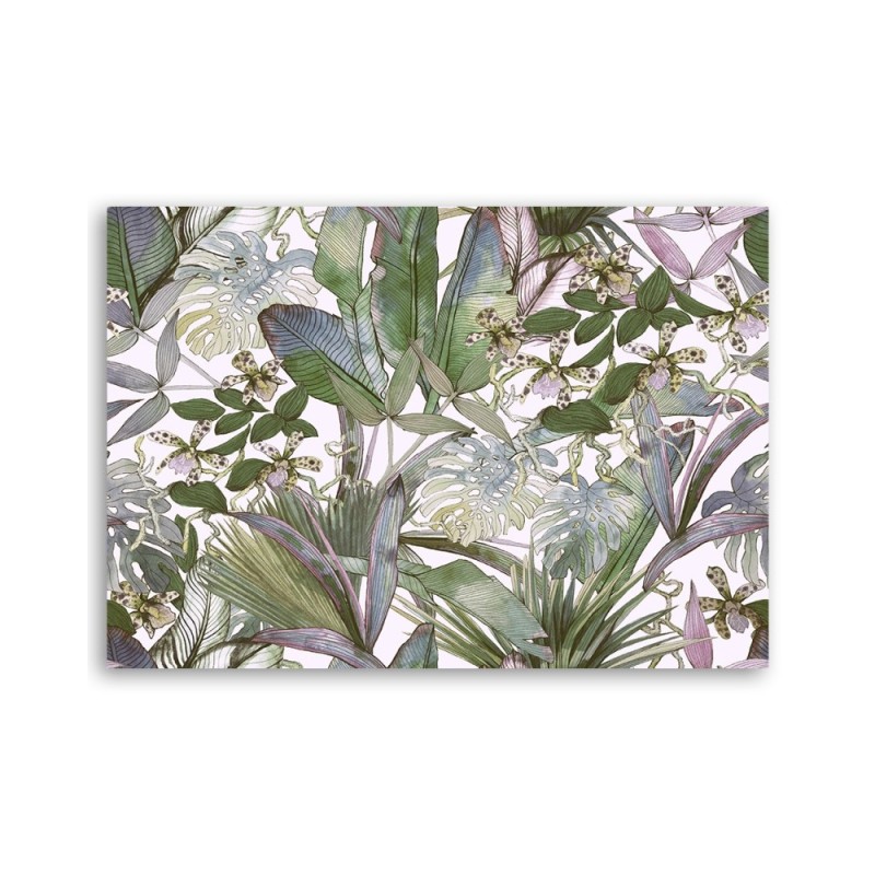 Leinwandbild - Die tropischen Monstera Blätter | Feeby