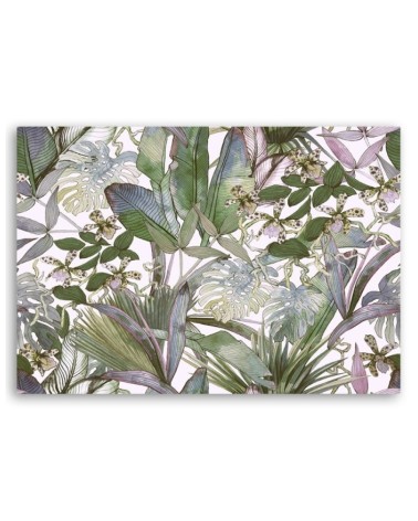 Leinwandbild - Die tropischen Monstera Blätter | Feeby