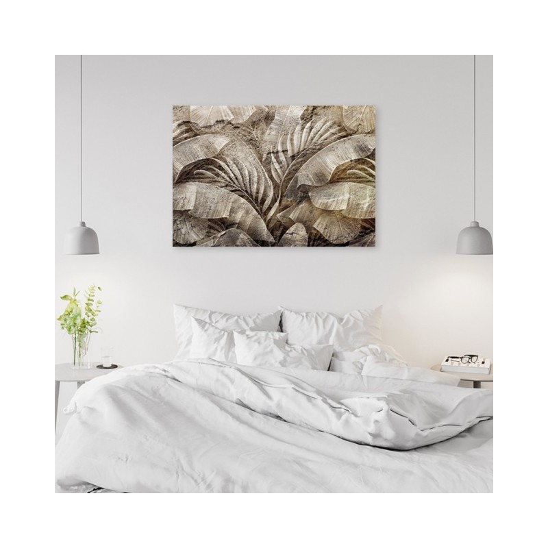 Modernes Wandbild - Palmen Dschungel Blätter | Feeby