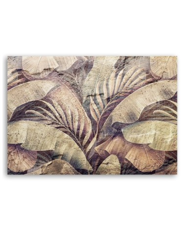 Dekoratives Leinwandbild - Palmen Dschungel Blätter Natur | Feeby