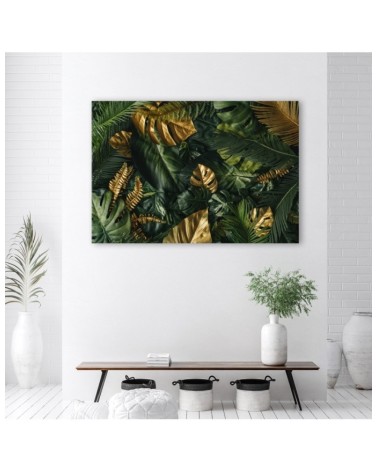 Leinwandbild - Tropische Monstera Blätter Pflanzen | Feeby