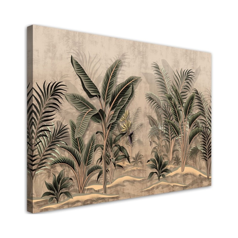 Wandbild für Wohnzimmer - Tropischer Regenwald | Feeby