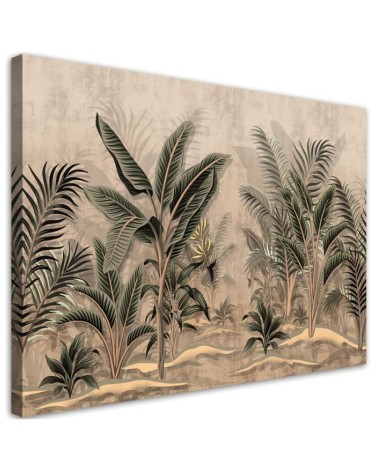 Wandbild für Wohnzimmer - Tropischer Regenwald | Feeby