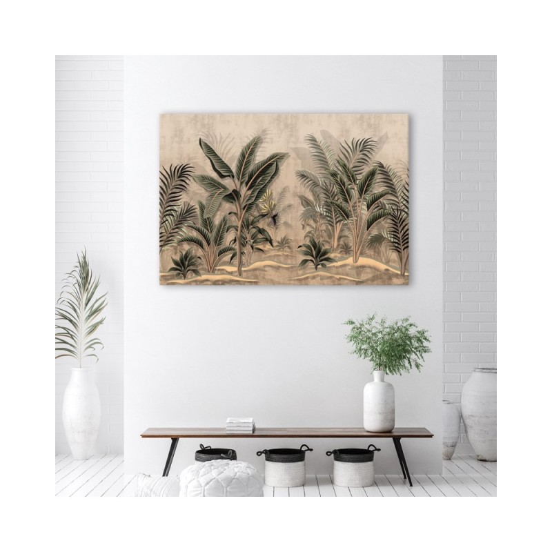 Wandbild für Wohnzimmer - Tropischer Regenwald | Feeby