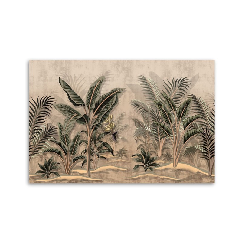Wandbild für Wohnzimmer - Tropischer Regenwald | Feeby