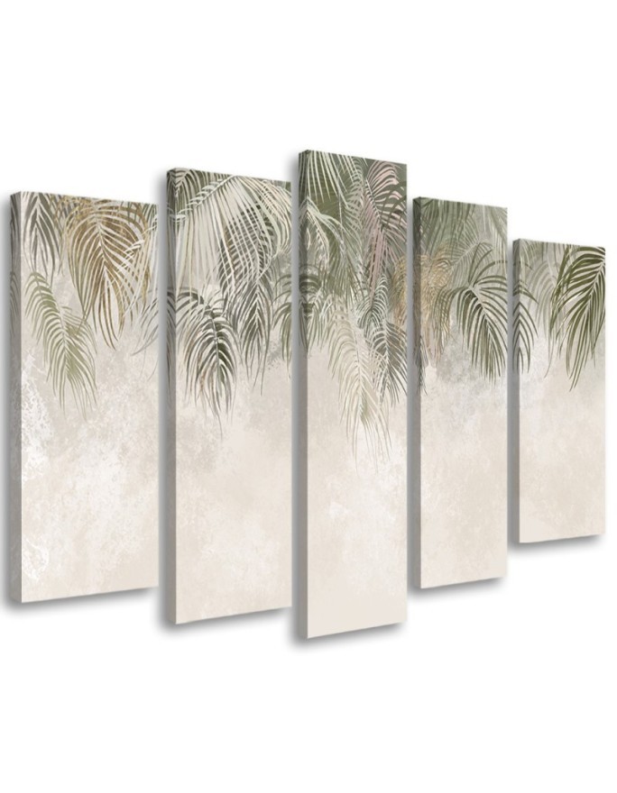 Bild auf Leinwand - Palmenblätter | Feeby