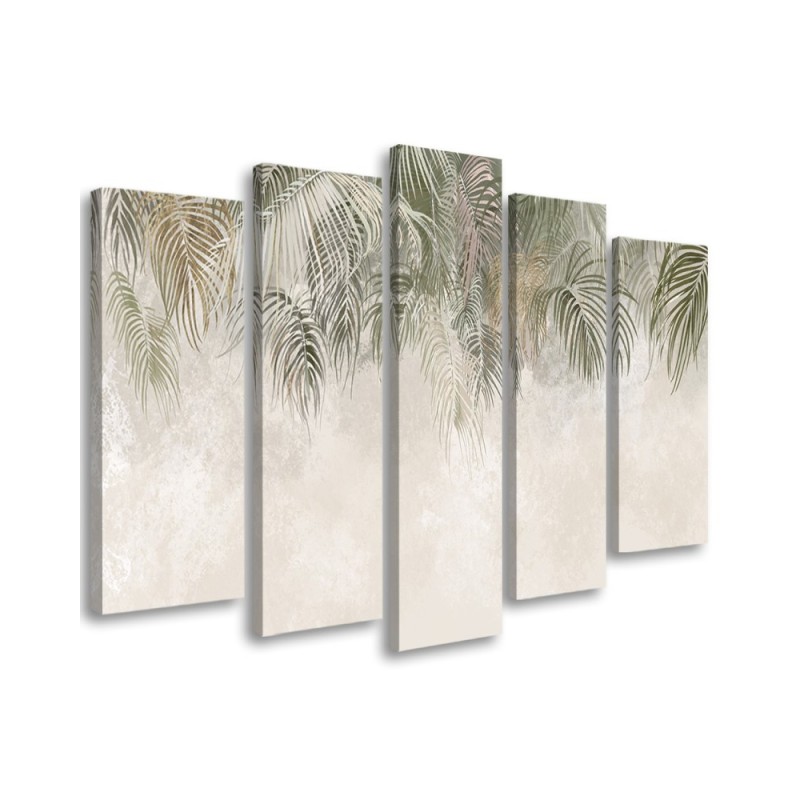 Bild auf Leinwand - Palmenblätter | Feeby