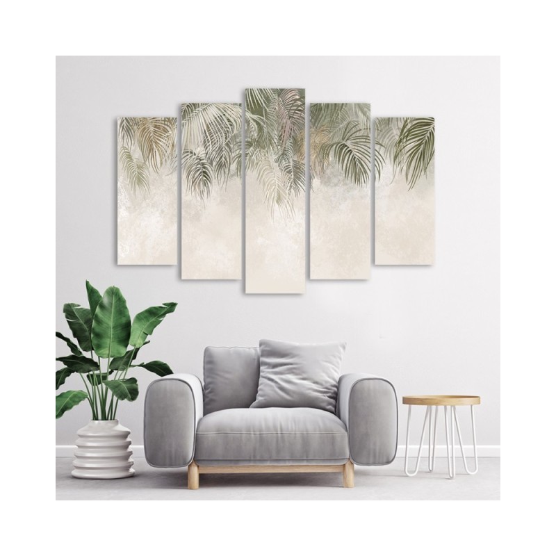 Bild auf Leinwand - Palmenblätter | Feeby