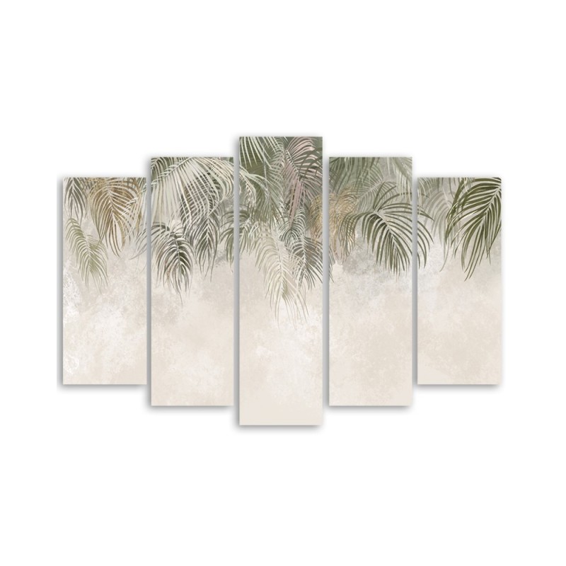 Bild auf Leinwand - Palmenblätter | Feeby
