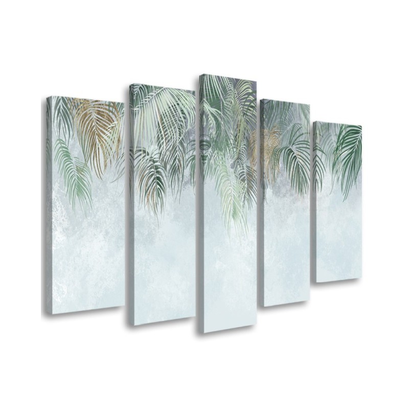 Leinwanddruck - Palmenblätter | Feeby
