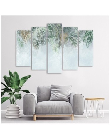 Leinwanddruck - Palmenblätter | Feeby