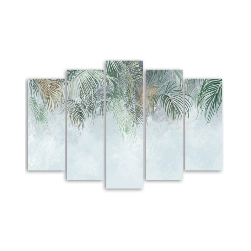 Leinwanddruck - Palmenblätter | Feeby