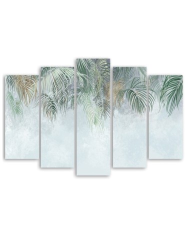Leinwanddruck - Palmenblätter | Feeby