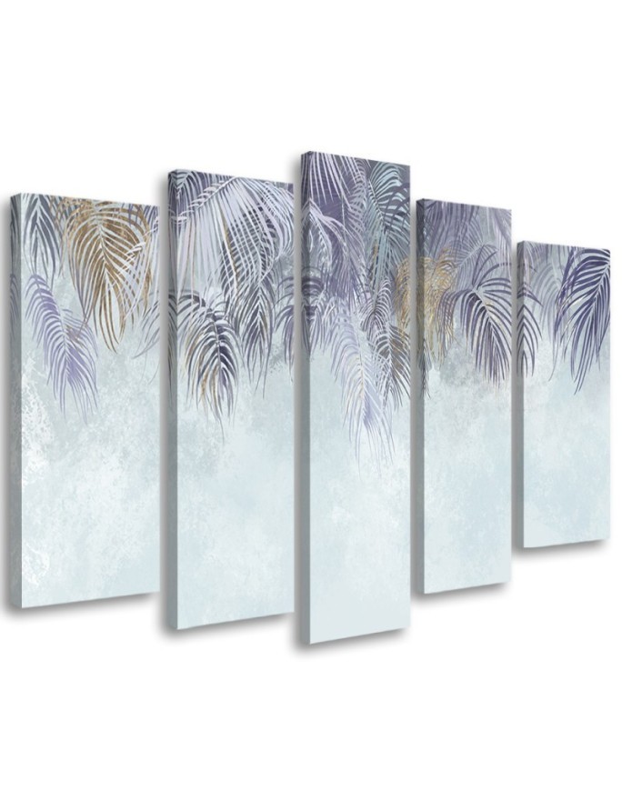 Leinwandbild - Palmenblätter | Feeby