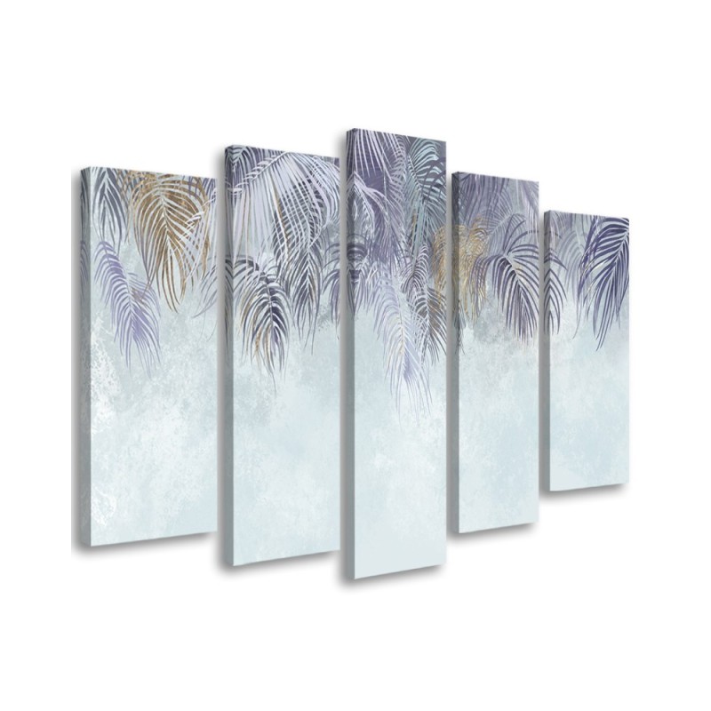 Leinwandbild - Palmenblätter | Feeby