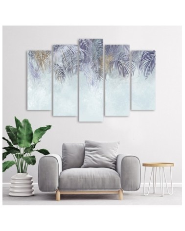 Leinwandbild - Palmenblätter | Feeby