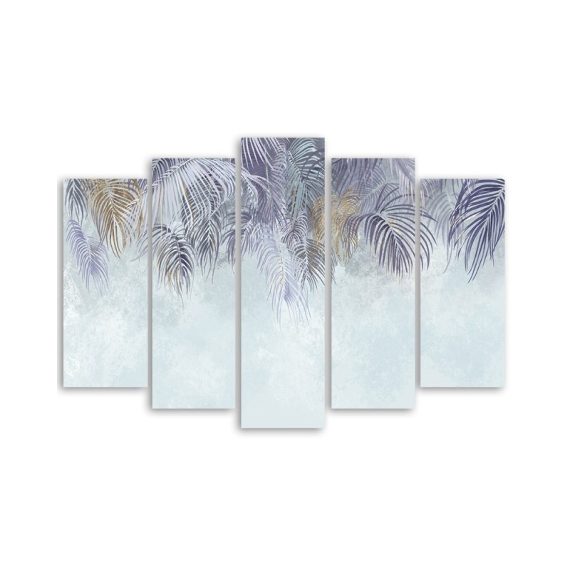 Leinwandbild - Palmenblätter | Feeby