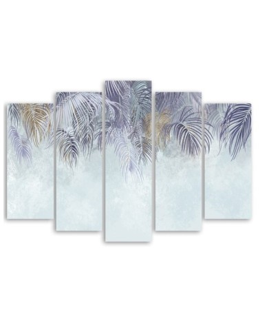 Leinwandbild - Palmenblätter | Feeby
