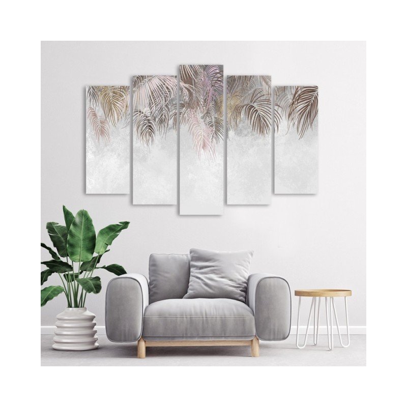 Bild auf Leinwand - Palmenblätter | Feeby