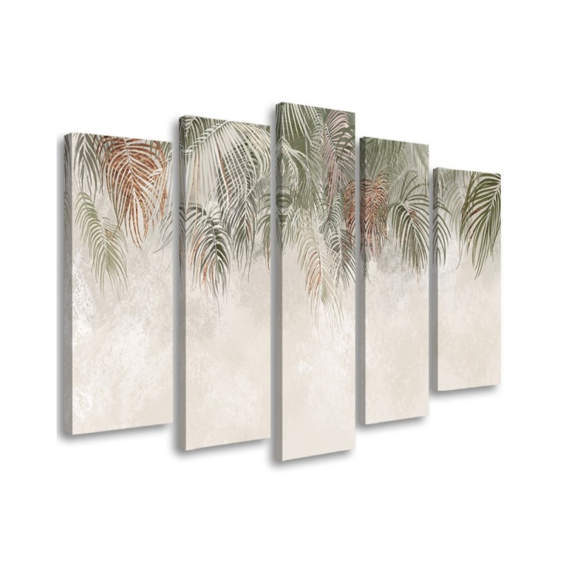 Leinwandbild modern - Palmenblätter | Feeby