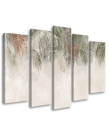 Leinwandbild modern - Palmenblätter | Feeby