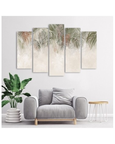 Leinwandbild modern - Palmenblätter | Feeby