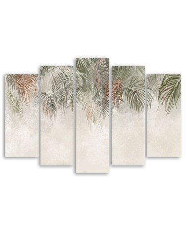 Leinwandbild modern - Palmenblätter | Feeby