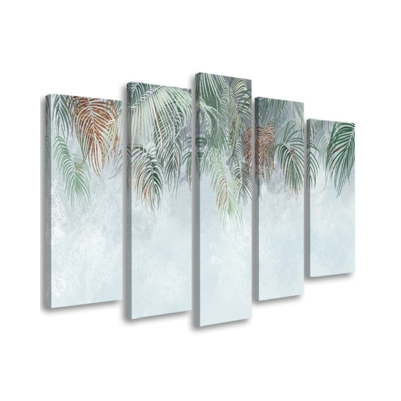 Leinwandbild - Palmenblätter | Feeby