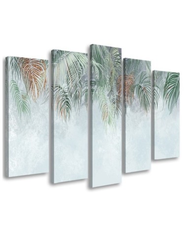 Leinwandbild - Palmenblätter | Feeby