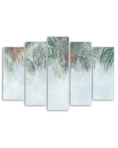 Leinwandbild - Palmenblätter | Feeby