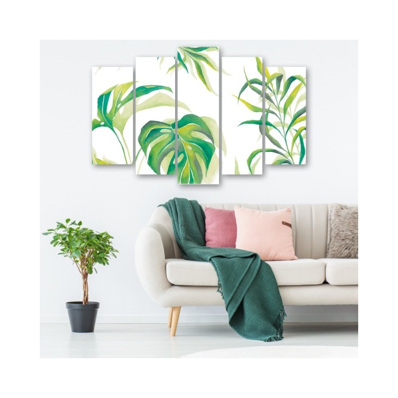 Bild auf Leinwand - Monster's Blätter | Feeby