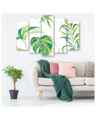 Bild auf Leinwand - Monster's Blätter | Feeby