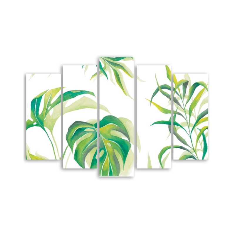 Bild auf Leinwand - Monster's Blätter | Feeby
