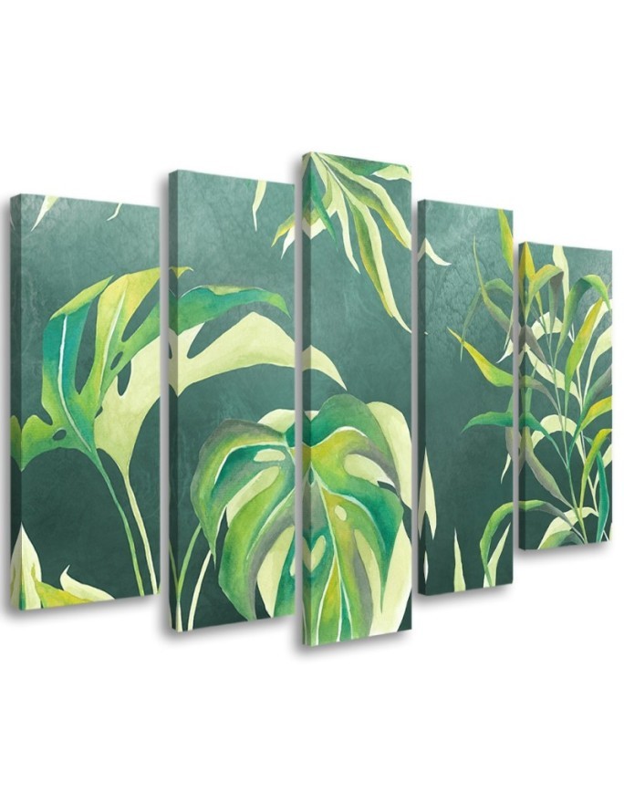 Leinwanddruck - Monster's Blätter | Feeby